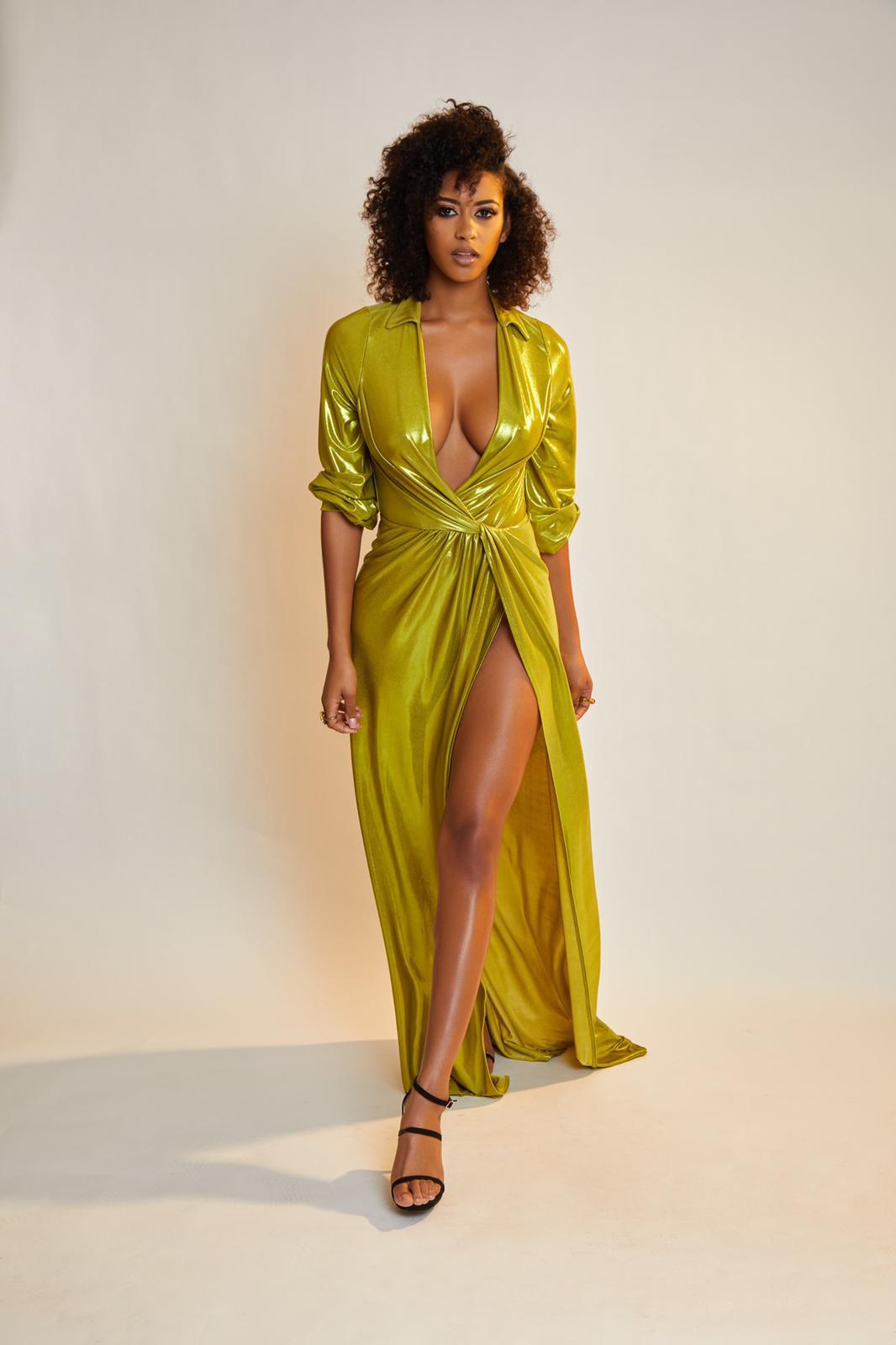 Women Lime Green Maxi Dress - Best Summer Dress for ladies